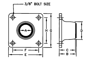 318 Graphalloy pillowblock drawing