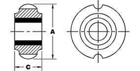 GRAPHALLOY 845 pillow block