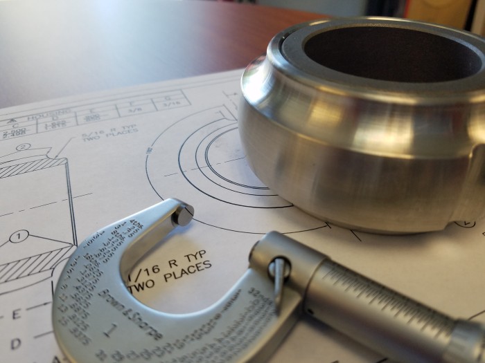 Graphalloy insert bearing with Graphite metal bushing